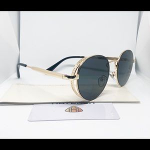 MAYBACH EYEWEAR -THE BOULEVARD GOLD/BLUISH VELVET)